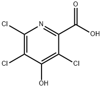 3,5,6三氯-4-羟基皮考啉酸, 26449-73-0, 结构式