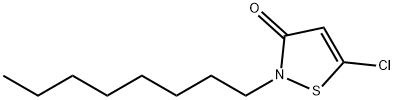 5-氯-2-辛基-3(2H)异噻唑酮, 26530-24-5, 结构式