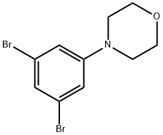 3,5-Dibromo-1-morpholinobenzene Structure