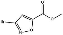 3-ブロモイソオキサゾール-5-カルボン酸メチル 化学構造式