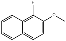 1-Fluoro-2-methoxynaphthalene Structure