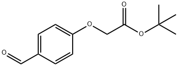 2-(4-甲酰基苯氧基)乙酸叔丁酯 结构式