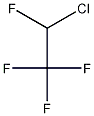 1-Chloro-1,2,2,2-tetrafluoroethane Struktur