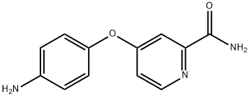 4-(2-carbamoyl-pyridin-4-yloxy)aniline, 284462-80-2, 结构式