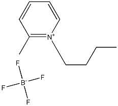 1‐ブチル‐2‐メチルピリジニウムテトラフルオロボラート 化学構造式