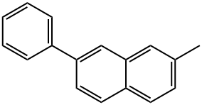 2-Methyl-7-phenylnaphthalene Structure