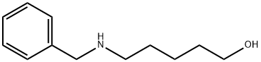 5-ベンジルアミノ-1-ペンタノール 化学構造式