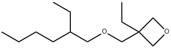 3-エチル-3-(2-エチルヘキシルオキシメチル)オキセタン 化学構造式