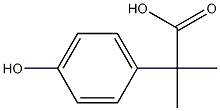 4-羟基-.ALPHA.,.ALPHA.-二甲基-苯乙酸, 29913-51-7, 结构式