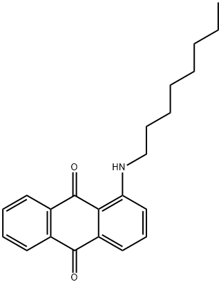 1-(辛基氨基)蒽-9,10-二酮, 29957-04-8, 结构式