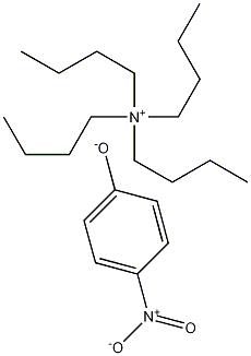 对硝基苯酚四丁基铵, 3002-48-0, 结构式
