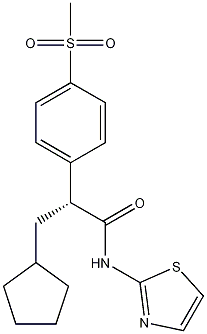 300353-13-3 (2R)-3-环戊基-2-[4-(甲基磺酰基)苯基]-N-(噻唑-2-基)丙酰胺