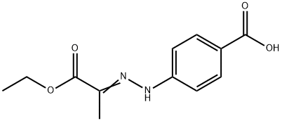 (Z)-4-(2-(1-乙氧基-1-氧代丙-2-亚基)肼基)苯甲酸,301222-77-5,结构式