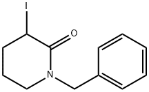 1-benzyl-3-iodopiperidin-2-one Struktur