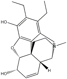 Diethylmorphine Struktur