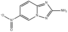 6-硝基-[1,2,4]三唑并[1,5-A]吡啶-2-胺 结构式