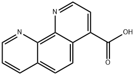 1,10-菲咯林-4-甲酸,31301-27-6,结构式