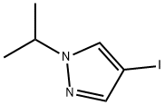4-ヨード-1-イソプロピル-1H-ピラゾール 化学構造式