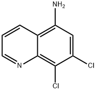 7,8-二氯喹啉-5-胺, 314272-29-2, 结构式