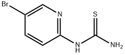 1-(5-Bromo-2-pyridyl)-2-thiourea 化学構造式