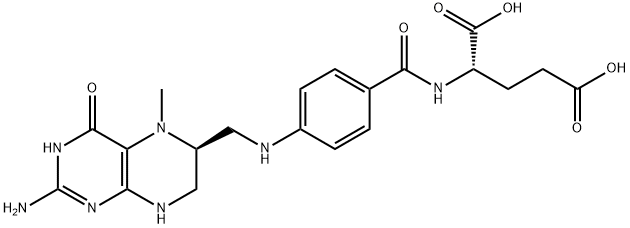 5-甲基四氢叶酸, 31690-09-2, 结构式