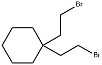 1,1-Bis(2-bromoethyl)-cyclohexane 结构式