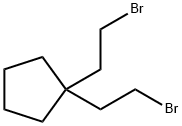 1,1-Bis(2-bromoethyl)cyclopentane 结构式