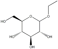 乙基 BETA-D-吡喃葡萄糖苷,3198-49-0,结构式