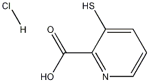 3-メルカプトピコリン酸, 塩酸塩 化学構造式