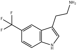 5-(Trifluoromethyl)-1H-indole-3-ethanamine Structure