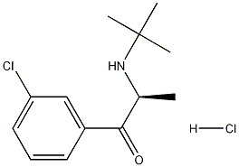 (S)-Bupropion Hydrochloride, 324548-45-0, 结构式