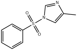 4-メチル-1-(フェニルスルホニル)-1H-イミダゾール 化学構造式