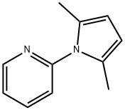 2,5-Dimethyl-1-(2-pyridinyl)-1H-pyrrole Struktur