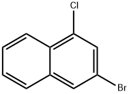 3-Bromo-1-chloronaphthalene Structure
