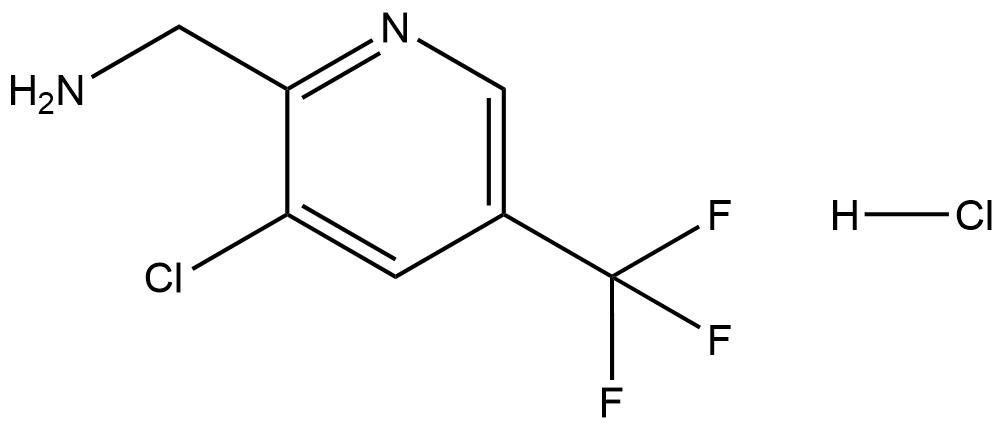 (3-chloro-5-(trifluoromethyl)pyridin-2-yl)methanamine hydrochloride Struktur