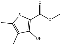 3-羟基-4,5-二甲基噻吩-2-羧酸甲酯, 32822-84-7, 结构式