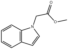Methyl indole-1-acetate Structure