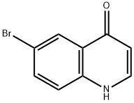 6-ブロモキノリン-4(1H)-オン 化学構造式