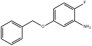 5-苄氧-2-氟苯胺 结构式