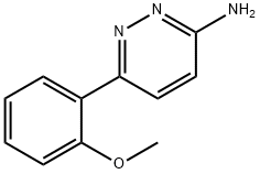 6-(2-甲氧苯基)哒嗪-3-胺 结构式