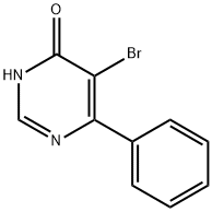 4-苯基-5-溴-6-羟基嘧啶, 3438-53-7, 结构式