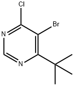 5-Bromo-4-tert-butyl-6-chloropyrimidine Structure