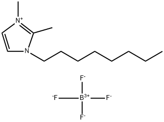 1,2-Dimethyl-3-octyl-1H-imidazolium tetrafluoroborate Structure