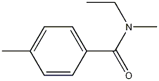 N-Ethyl-N,4-dimethylbenzenamide Structure