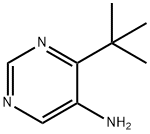 5-Amino-4-tert-butylpyrimidine Struktur