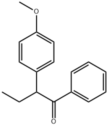 2-(p-Methoxyphenyl)butyrophenone 结构式