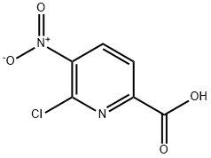 6-氯-5-硝基-2-吡啶羧酸 结构式