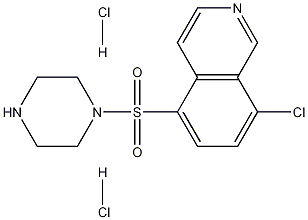1-(8-Chloro-5-isoquinolinesulfonyl)piperazine, Dihydrochloride Struktur