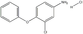 3-氯-4-苯氧基苯胺盐酸盐, 35734-64-6, 结构式
