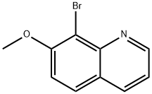 8-Bromo-7-methoxyquinoline Struktur